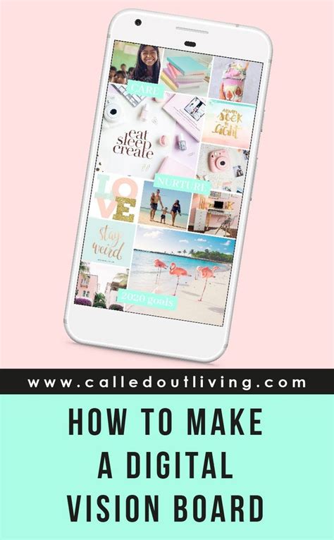 How To Make A Digital Vision Board For Your Phone With Canva It