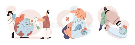 Global Warming High Temperature And Hot Weather Earth Stock Vector Illustration Of Change