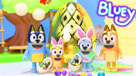 Bluey And Bingo GOLDEN Egg Hunt Bluey Easter Bluey Easter Egg Toy