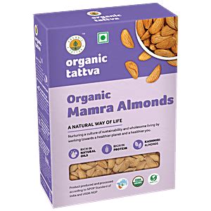 Buy Organic Tattva Mamra Almonds Rich In Nutrients Vitamin E Online