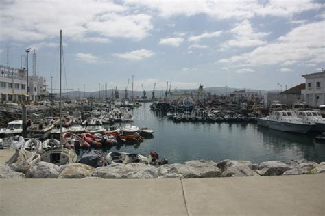 View From Tangier City In Morocco Tangier Port Stock Image Image Of