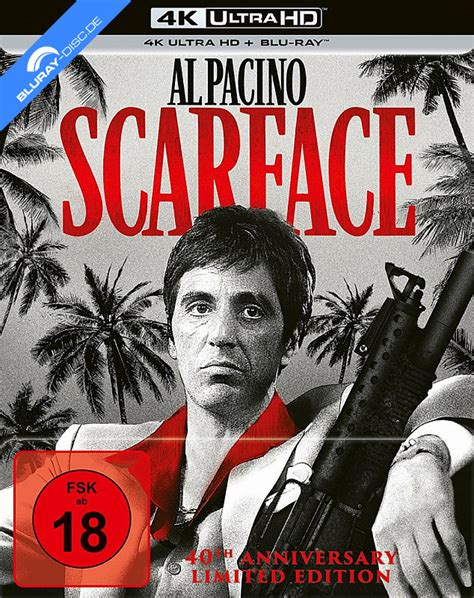 Scarface 4K Limited Steelbook Edition 4K UHD Blu Ray Blu Ray Film