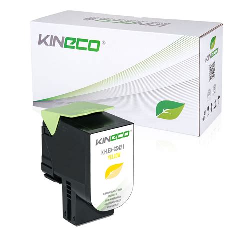 Toner Kompatibel Zu Lexmark CS421 78C20Y0 XL Yellow Kineco Shop