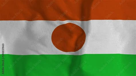 Niger Flag Seamless Loop Animation Of The Niger Flag K D Animation