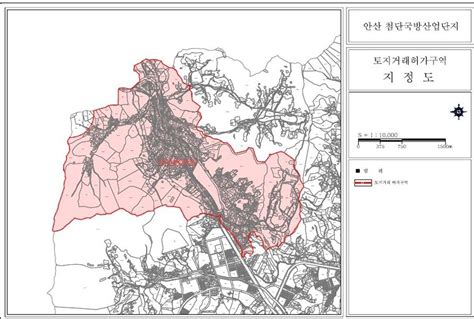 대전시 안산국방산업단지 토지거래허가구역 재지정 위키트리