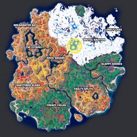 Fortnite Best Location To Slide For 30 Meters Continuously On Ice
