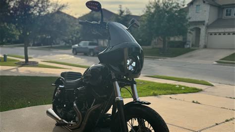 Burly Touring Sport Tall Fairing Review On Harley Davidson Street Bob