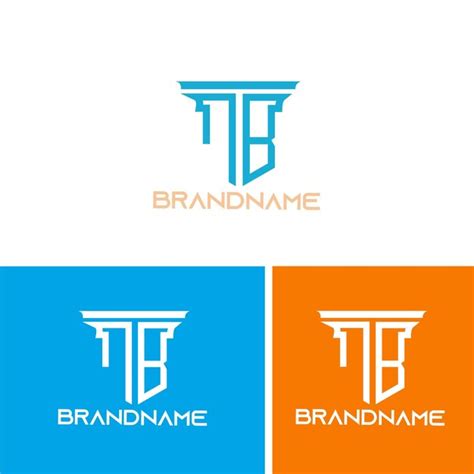 Premium Vector Modern Unique Corporate Tb Letter Logo Design Templete