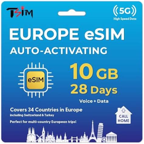 Amazon Esim For Europe Travel Days Holiday With Callhome