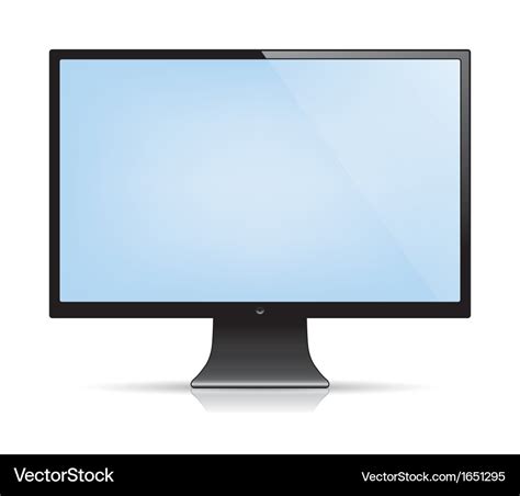 Computer monitor Royalty Free Vector Image - VectorStock