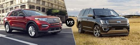 Expedition Vs Explorer Ford Suv Comparison