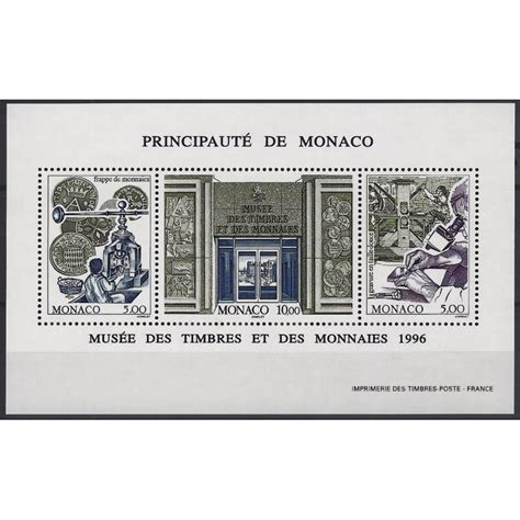 Monaco Bloc Feuillet De Timbres N Neuf Philantologie