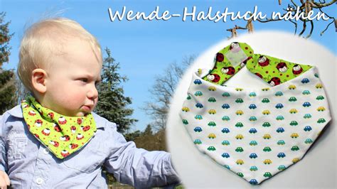 DIY Nähen für Anfänger Wende Halstuch Sabberlätzchen für Babys und