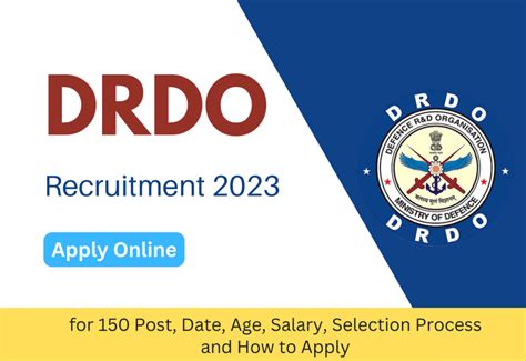 DRDO Apprentice Recruitment 2023 Online Form For 150 Post Date Age