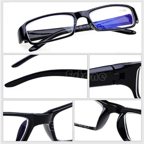 Black Myopia Unbreakable Eyeglass Frames Available In Multiple Strengths 1 6 Ad9099 From