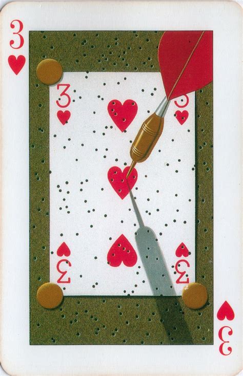 3 Of Hearts Playing Cards Art Playing Cards Design Card Art