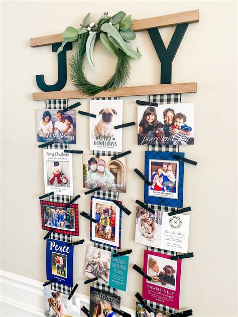 Plush Paper Design Blog Easy DIY Christmas Card Holder Wall Hanging