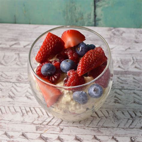 Vanilla Berry Overnight Oats Gluten Free Dairy Free