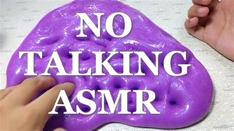 No Talking Asmr ASMR SLIME Videos YouTube