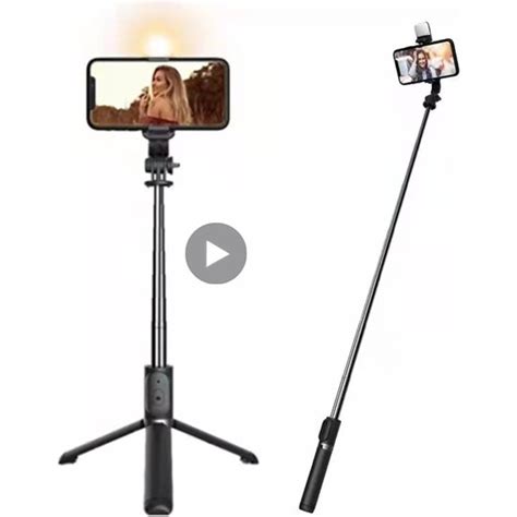 Ganbao Styla Siyah Led Led I Kl Selfie Ubu U Ile Tripod Fiyat