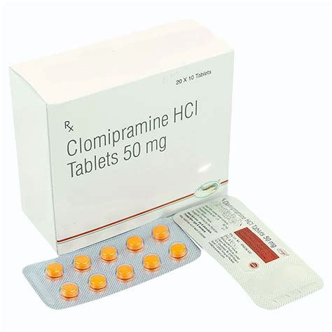 50mg Clomipramine Tablet At Rs 100stripe Clomipramine Hydrochloride