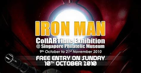 Toyhaven Hot Toys Iron Man Collartible Exhibtion At Singapore Philatelic Museum