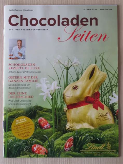 Lindt Zeitschrift Chocoladen Seiten Ostern Mit Rezepten Von