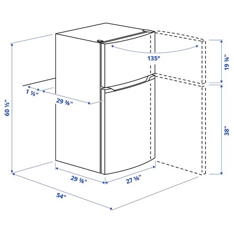 Frigidaire Top Freezer Refrigerator 18 Cu Ft Dimensions, 46% OFF