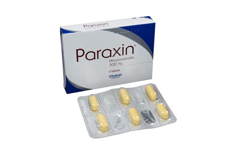 Paraxin 500 Mg Caja Con 6 Tabletas Farma Chex