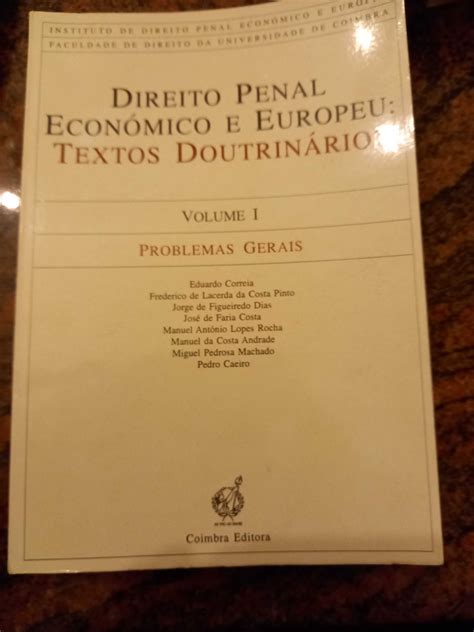 Livro direito penal económico e europeu Arroios OLX Portugal