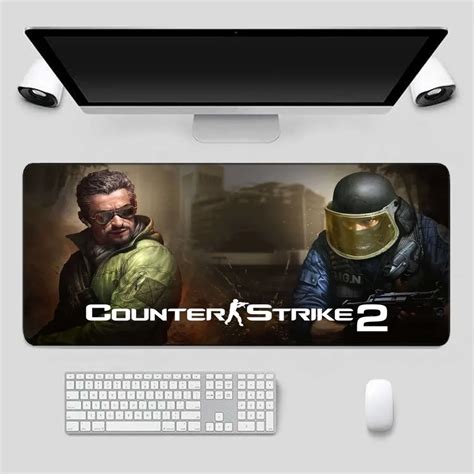 Counter Strike 2 Csgo Mousepad Cartoon Lockedge Large Gaming Mouse Pad