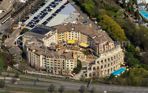 Aerial Image Rust Complex Of The Hotel Building Colosseo Europa Park