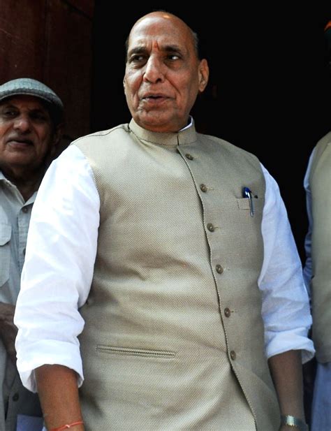 Defence Minister Rajnath Singh at Parliament House complex