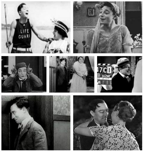 Buster Keaton Smiling Silent Comedy Silent Movie Classic Hollywood