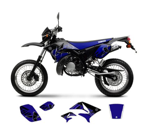 YAMAHA DT 50 X R Replica Graphics Kit 2008 Model TMX Graphics