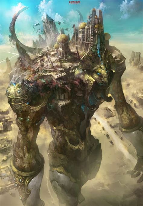 City Golems Fantasy Concept Art Fantasy Creatures Art Fantasy Art