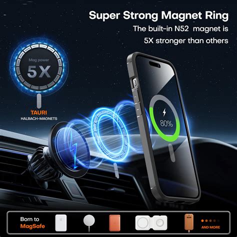 Snapklik Tauri In Magnetic Titanium Case For Iphone Pro