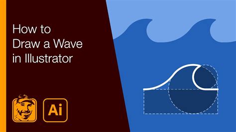 How To Draw A Wave In Illustrator Youtube