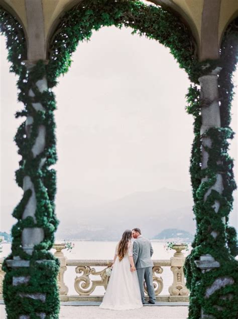 Intimate Real Wedding On The Shores Of Lake Como Italy Wedding