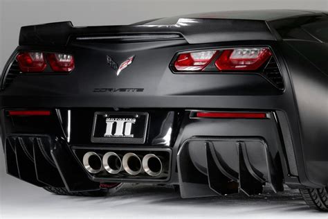 Ivan Tampi Customs Chevy Corvette C7 2017 Series 1 XIK Rear Diffuser Set