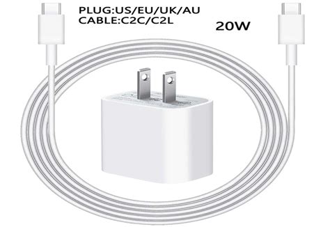 Großhandel Versorgung 20W PD Schnellladeadapter Ladegerät Kabel USB C