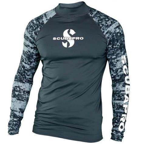 Scubapro Upf 50 Rash Guard Long Sleeve Men Dive Box