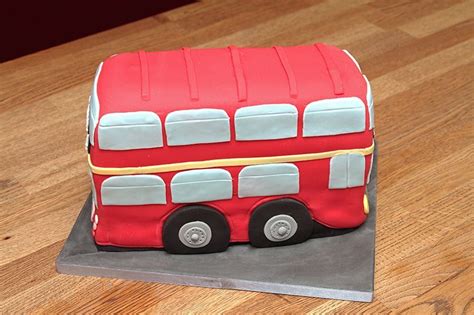 Double Decker Bus Cake For A Fun 2nd Birthday Celebration