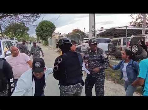 PN Apresa Varias Personas Que Protestaban En Moca Valle Del Cibao