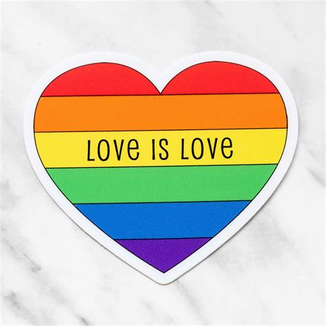 Love Is Love Lgbtq Pride Vinyl Stickers Emo Girl Wallpaper Cute Blue