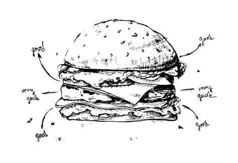 3 482 Illustrations De Croquis De Hamburger Depositphotos