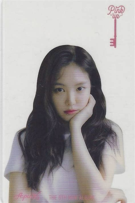 Apink Naeun Pink Up Transparent Ver Album Photocard In