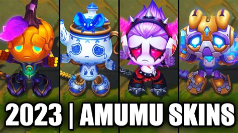 All Amumu Skins Spotlight League Of Legends Youtube