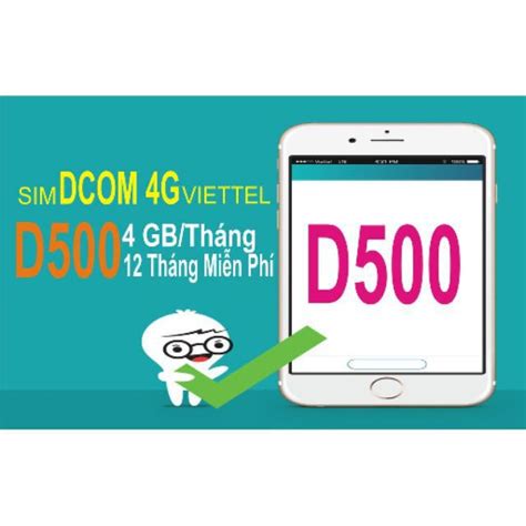 WDAA LDOL SIM 4G Viettel tiêu sử dụng TRỌN GÓI 1 NĂM 4G THÁNG D500 12