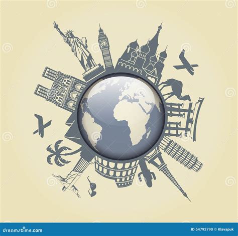 Symbol Of Travel Stock Vector Image 54792790